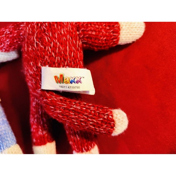 Set of 2, MAXX the Sock Monkey 6" Collectibles from 2011 - Picture 3 of 6